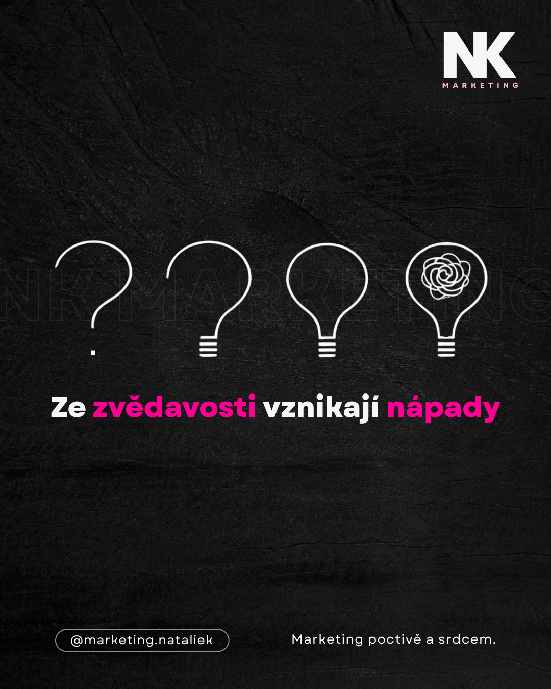 NK Marketing – Ze zvědavosti vznikají nápady