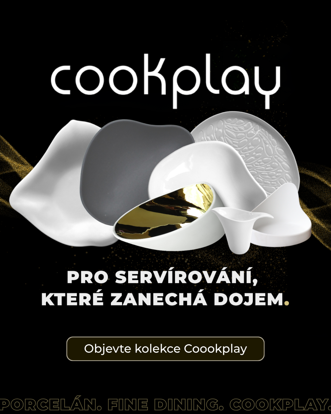 TOMGAST – porcelán Cookplay pro fine dining